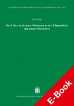 Cover-Bild Der Leibarzt als neues Phänomen an den Fürstenhöfen des späten Mittelalters