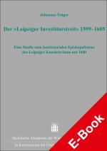 Cover-Bild Der "Leipziger Investiturstreit" 1599–1605