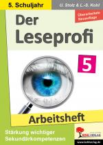 Cover-Bild Der Leseprofi / Arbeitsheft - Fit durch Lesetraining / Klasse 5