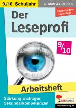 Cover-Bild Der Leseprofi / Arbeitsheft - Fit durch Lesetraining / Klasse 9-10