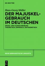 Cover-Bild Der Majuskelgebrauch im Deutschen