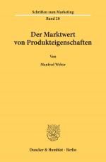 Cover-Bild Der Marktwert von Produkteigenschaften.