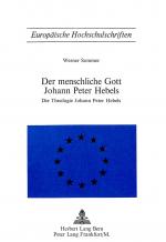 Cover-Bild Der menschliche Gott Johann Peter Hebels