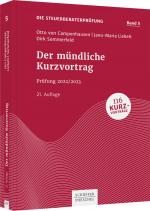 Cover-Bild Der mündliche Kurzvortrag