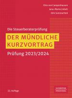 Cover-Bild Der mündliche Kurzvortrag