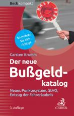 Cover-Bild Der neue Bußgeldkatalog