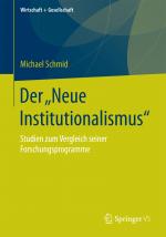 Cover-Bild Der „Neue Institutionalismus“