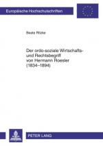Cover-Bild Der ordo-soziale Wirtschafts- und Rechtsbegriff von Hermann Roesler (1834-1894)