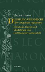 Cover-Bild Der pseudo-ulpianische liber singularis regularum