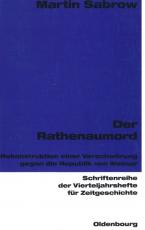 Cover-Bild Der Rathenaumord