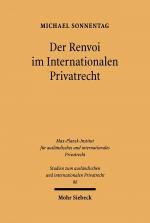 Cover-Bild Der Renvoi im Internationalen Privatrecht