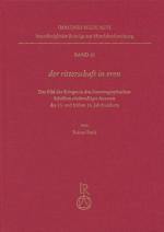 Cover-Bild Der »ritterschaft in eren«