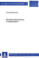Cover-Bild Der Saint-Simonismus in Deutschland