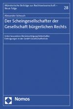 Cover-Bild Der Scheingesellschafter der Gesellschaft bürgerlichen Rechts