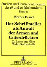 Cover-Bild Der Schriftsteller als Anwalt der Armen und Unterdrückten