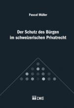 Cover-Bild Der Schutz des Bürgen im schweizerischen Privatrecht