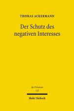 Cover-Bild Der Schutz des negativen Interesses