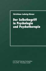 Cover-Bild Der Selbstbegriff in Psychologie und Psychotherapie