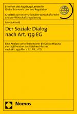 Cover-Bild Der Soziale Dialog nach Art. 139 EG