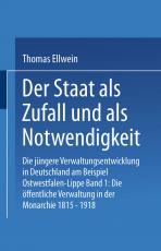 Cover-Bild Der Staat als Zufall und als Notwendigkeit