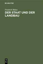 Cover-Bild Der Staat und der Landbau