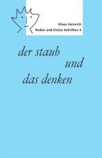 Cover-Bild Der Staub und das Denken.