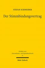 Cover-Bild Der Stimmbindungsvertrag