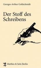 Cover-Bild Der Stoff des Schreibens