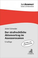 Cover-Bild Der strafrechtliche Aktenvortrag im Assessorexamen