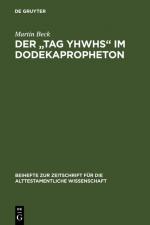 Cover-Bild Der "Tag YHWHs" im Dodekapropheton