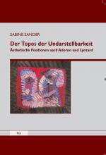 Cover-Bild Der Topos der Undarstellbarkeit