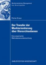 Cover-Bild Der Transfer der Marktorientierung über Hierarchieebenen