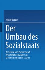 Cover-Bild Der Umbau des Sozialstaates