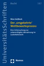 Cover-Bild Der ,umgekehrte' Wettbewerbsprozess