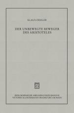 Cover-Bild Der Unbewegte Beweger des Aristoteles