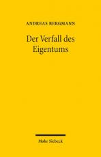 Cover-Bild Der Verfall des Eigentums