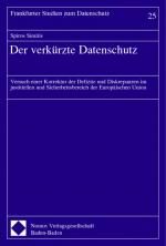 Cover-Bild Der verkürzte Datenschutz