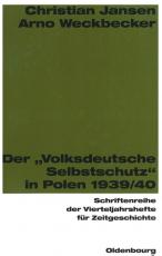 Cover-Bild Der "Volksdeutsche Selbstschutz" in Polen 1939/1940