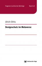 Cover-Bild Designschutz im Metaverse