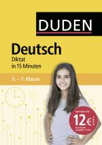 Cover-Bild Deutsch in 15 Minuten – Diktat 5.-7. Klasse