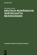 Cover-Bild Deutsch-rumänische Wirtschaftsbeziehungen