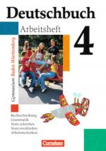 Cover-Bild Deutschbuch Gymnasium - Baden-Württemberg - Bisherige Ausgabe / Band 4: 8. Schuljahr - Arbeitsheft mit Lösungen