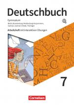 Cover-Bild Deutschbuch Gymnasium - Berlin, Brandenburg, Mecklenburg-Vorpommern, Sachsen, Sachsen-Anhalt und Thüringen - Neue Ausgabe - 7. Schuljahr