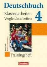 Cover-Bild Deutschbuch - Realschule Baden-Württemberg / Band 4: 8. Schuljahr - Klassenarbeitstrainer mit Lösungen