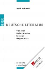 Cover-Bild Deutsche Literatur von der Reformation bis zur Gegenwart