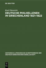 Cover-Bild Deutsche Philhellenen in Griechenland 1821–1822