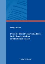 Cover-Bild Deutsche Privatrechtsverhältnisse in der Insolvenz eines ausländischen Staates