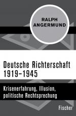 Cover-Bild Deutsche Richterschaft 1919–1945