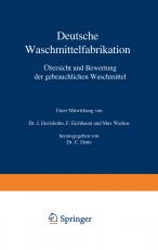Cover-Bild Deutsche Waschmittelfabrikation