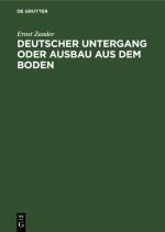 Cover-Bild Deutscher Untergang oder Ausbau aus dem Boden